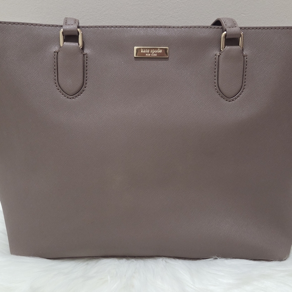 Kate Spade New York Laurel Way Jaelyn Yote in Soft Taupe - Work Bag - Picture 1 of 5